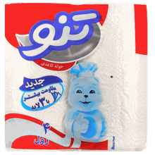 دستمال حوله‌‌ای تنو - 6 بسته 4 عددی