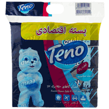 دستمال کاغذی 250 برگ تنو بسته 8 عددی دستمال کاغذی 250 برگ تنو بسته 8 عددی