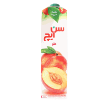 آبمیوه هلو سن ایچ 1 لیتری باکس 12 عددی