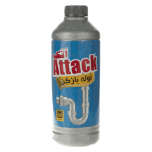 مایع لوله باز کن 1 لیتری اتک