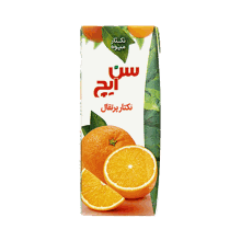 آبمیوه پاکتی پرتقال سن‌ایچ - بسته 36 عددی