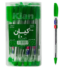خودکار سبز 1میل کیان 50 عددی