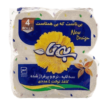 دستمال توالت 4 قلو بیتا بسته 16 عددی