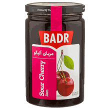 مربا آلبالو 810 گرم بدر بسته 6 عددی