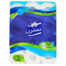 دستمال توالت نسترن بسته 12 عددی