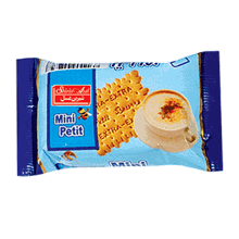 بیسکوییت مینی پتی بور شیرین عسل بسته 50 عددی