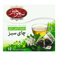 چای سبز کیسهای هرمی سحرخیز بسته 12 عددی