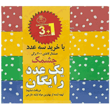 دستمال کاغذی 100 برگ چشمک بسته 4 عددی