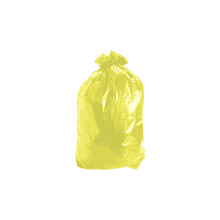 کیسه زباله 45×55 زرد شفاف 5 کیلویی