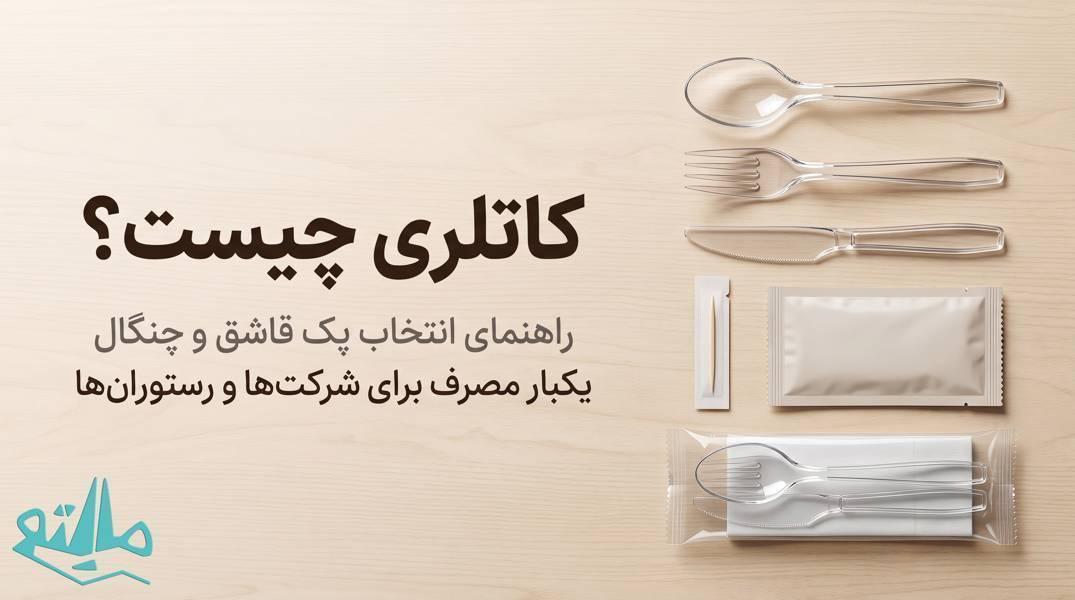 کاتلری چیست؟ راهنمای انتخاب پک قاشق و چنگال یکبار مصرف برای شرکتها و رستورانها